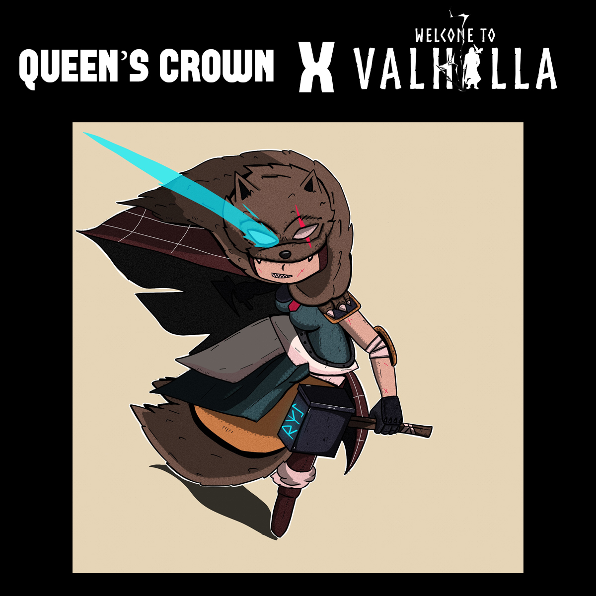 Collaboration X collection Welcome to Valhalla
 Check it now on opensea.io/collection/que…
 #NFT #NFTTHAILAND #OPENSEA #NFTProject #NFTartist #art #Thailand #QueensCrown #illustrator  #napaart