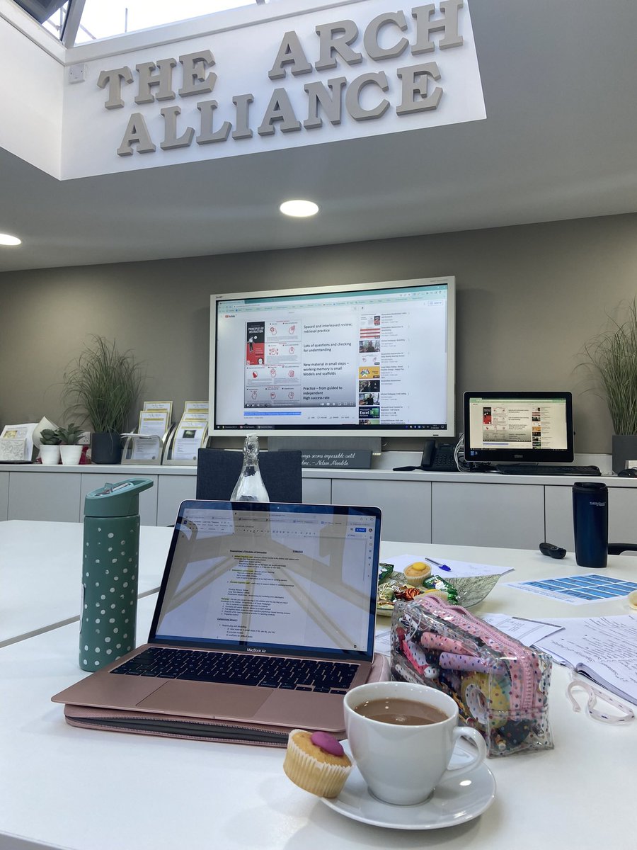 Miss_P_learns's tweet photo. Loving our weekly workshops with @ArchAlliance2 ! Yesterday we focused on Rosenshine’s Principles of Instruction! 📚💭 https://t.co/ppowuydRRl