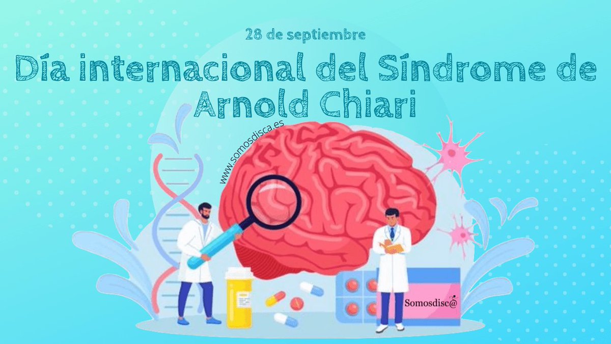 Hoy es nuestro dia, 28 de septiembre, Dia Mundial de la Malformación de Chiari, enfermedad que afecta al sistema nervioso central y que en nuestro país la padecen alrededor de 650 personas favor RT <a href="/ministeriosalud/">Ministerio de Salud</a> <a href="/mariapastora/">MaríaPastoraSandoval</a> <a href="/fenpofChile/">FENPOF CHILE 🇨🇱</a> <a href="/FECHER_CL/">FECHER Federación Chilena de Enfermedades Raras</a> <a href="/NoInvisibles/">RarasNoInvisibles</a> <a href="/FEMACPA/">FEMACPA</a>