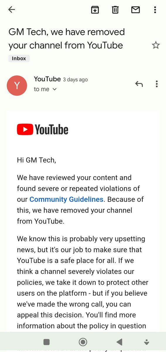 Sougata31316373's tweet photo. @TeamYouTube Dear Team Recently My Channel Deleted From YouTube Without Any Reason, I know all rules. I am working From last 4 years as a creator. My whole family is depend in YouTube money. Please help me.
Link - https://t.co/HmlQB5PWCk https://t.co/G68QtDPc1w
