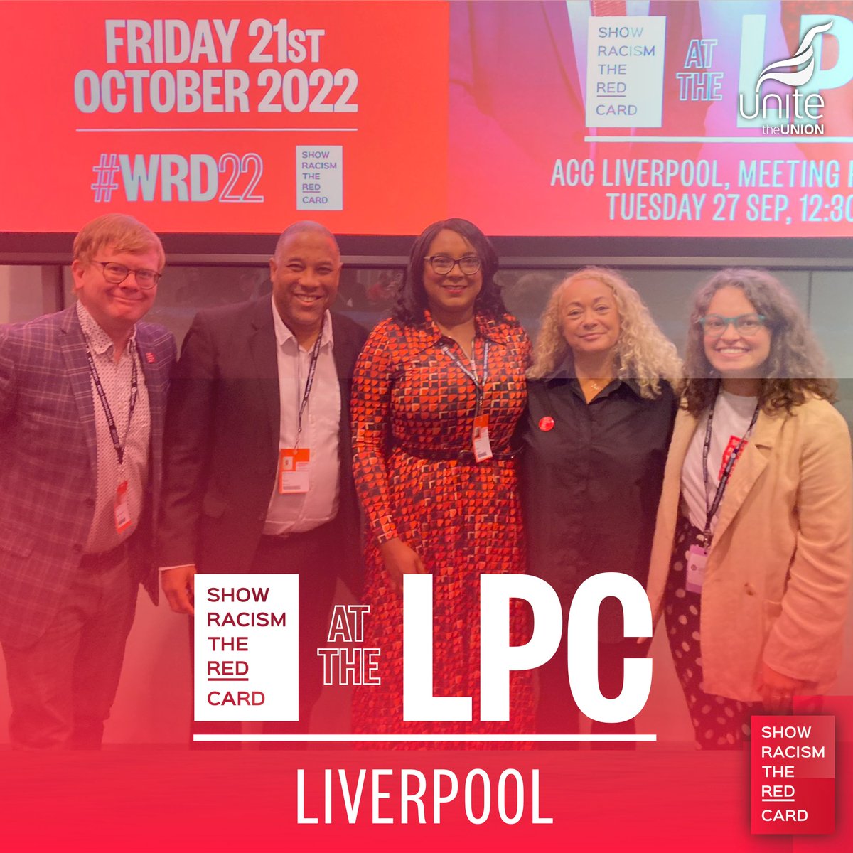 #LPC22: Thank you to all of our speakers and attendees who made our meeting at #Lab22 such a success! Strong dialogue is one of first steps towards educating against racism. #ShowRacismtheRedCard | #LabourConference2022