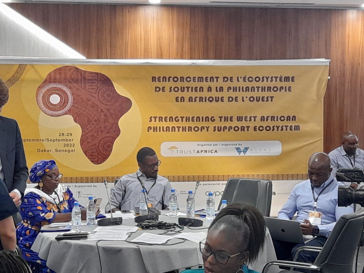 'Philanthropy is an integral part of African cultures towards the solidarity system'. Dr Ebrima Sall opening the 2 days workshop on 'Strengthening the West African #philanthropy support ecosystem.