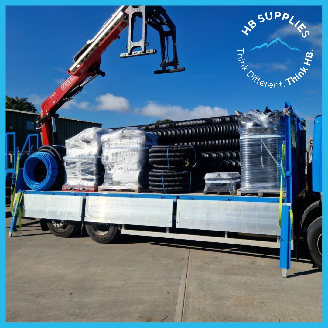 Looking good in blue! full load leaving the yard this morning for one of our customers. 
Have any drainage requirements? give our office a call today.

📞 01164971179
✉️ sales@hbspecialistsupplies.com
🕖 6 Days a week