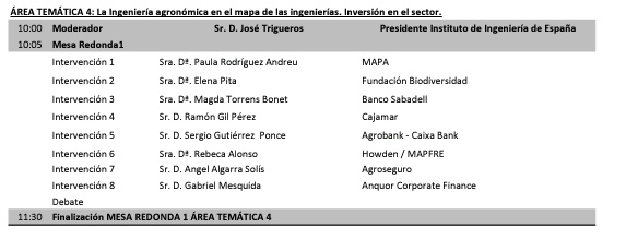 RaquelByR's tweet photo. 📢Mesa redonda #CongresoAgronomos sobre inversiones en el sector agroalimentario:

➡️Instrumento financiero IFGC y subvenciones @mapagob 

➡️Colaboración público-privada

➡️Financiación adaptada a las necesidades del sector 

➡️Inversiones en: I+D+i y transición ecológica #PRTR https://t.co/wVpNyZ7gbe