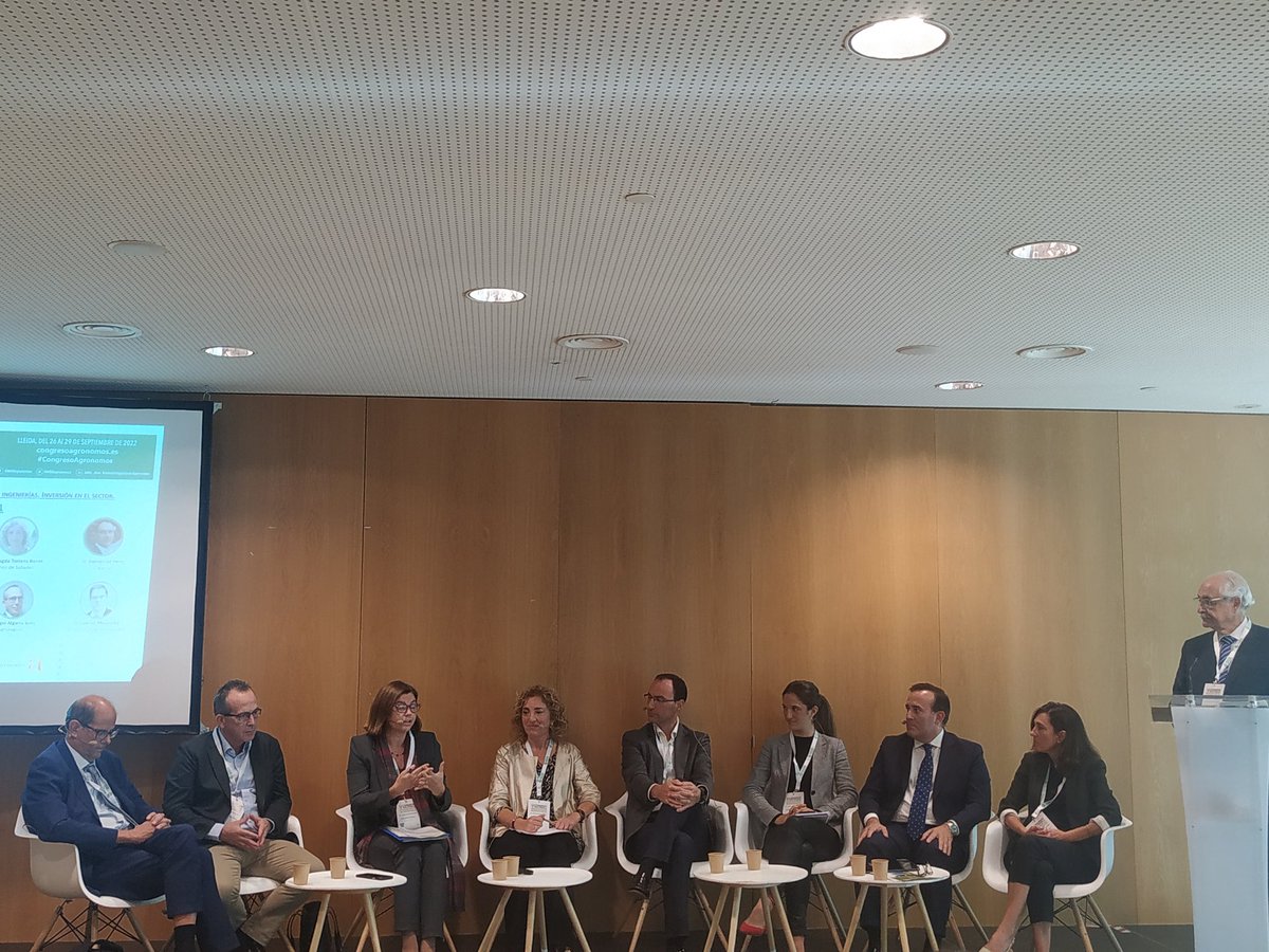 RaquelByR's tweet photo. 📢Mesa redonda #CongresoAgronomos sobre inversiones en el sector agroalimentario:

➡️Instrumento financiero IFGC y subvenciones @mapagob 

➡️Colaboración público-privada

➡️Financiación adaptada a las necesidades del sector 

➡️Inversiones en: I+D+i y transición ecológica #PRTR https://t.co/wVpNyZ7gbe