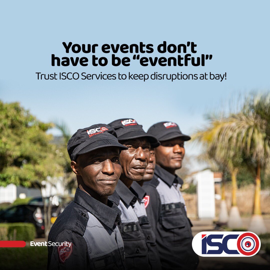iscozimbabwe's tweet photo. Your events should always be free of any drama and surprises. ISCO Security provides the best events security in the game. Get a quote from us by visiting https://t.co/6XrVW3NadO for more https://t.co/SAGVD6Q9tt