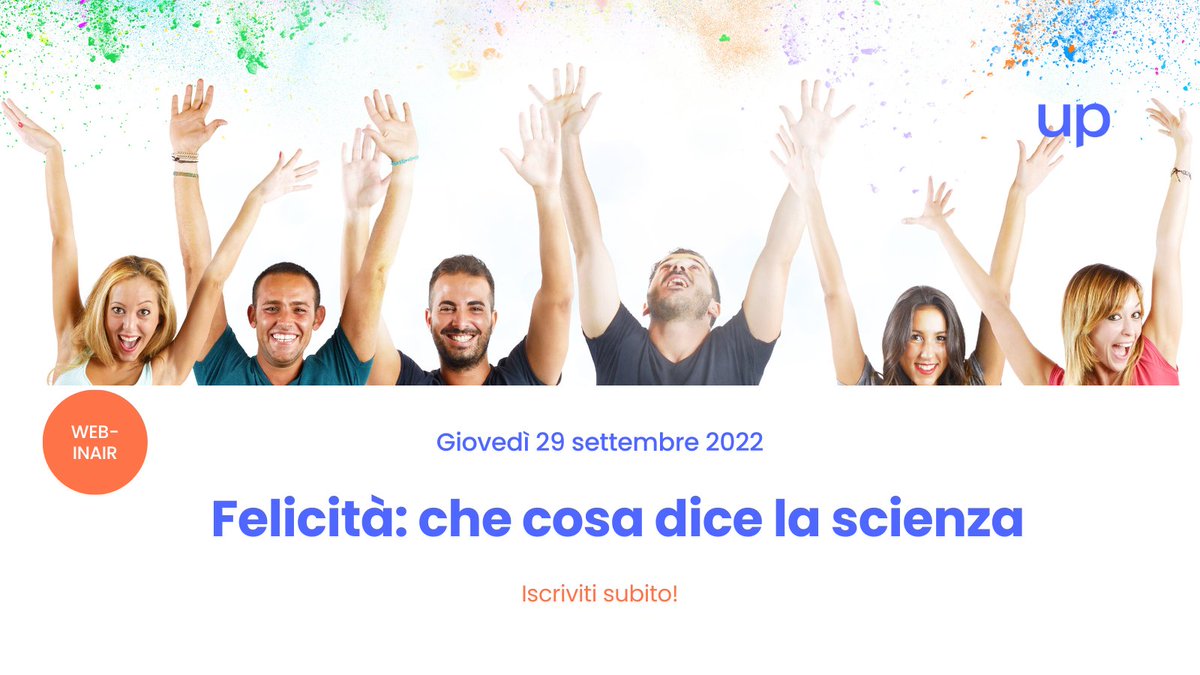 Sharpenup4u's tweet photo. La #felicità è una trappola, più la inseguiamo e più ci sfugge.

Ne parleremo nel #webinar gratuito di giovedì 29 settembre.

Iscriviti per scoprire gli strumenti scientifici e pratici per vivere bene in tempi non facili.

Clicca qui: https://t.co/St1dAN2f9I

1/2 #SharpenUp https://t.co/exnmzcTixW