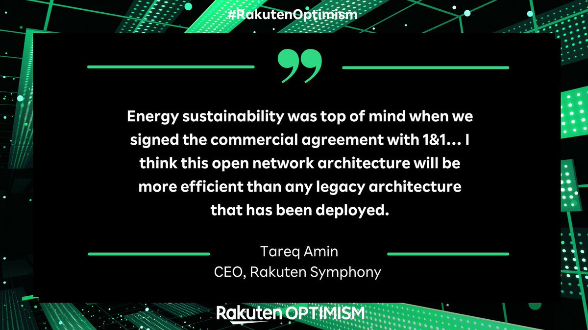 .<a href="/TareqAmin01/">Tareq Amin</a> in conversation with <a href="/1und1/">1&1</a>'s Michael Martin at #RakutenOptimism 2022.