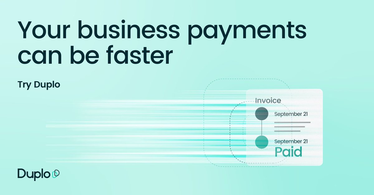tryduplo's tweet photo. How fast would your money move if it was a Cheetah, light, or Usain Bolt?
That’s how fast your business payments will be when you #TryDuplo
#FasterBusinessPayments https://t.co/DqGyAUI3V1