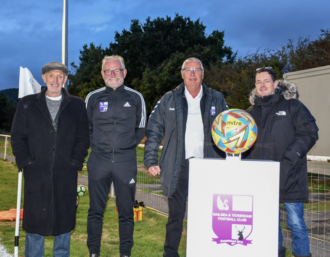I've had some incredible experiences in my 50 years as a football fan but last night was something completely different! It was a real honour for me to be invited to Somerset to perform the official opening ceremony to switch on the new floodlights at Nailsea &amp; Tickenham FC.