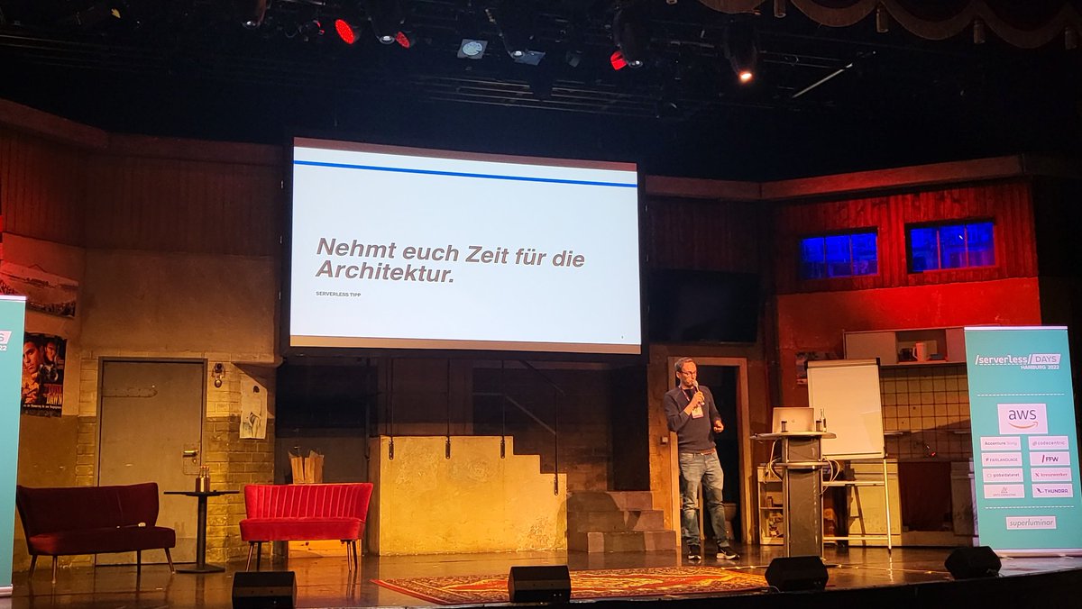 wolkencode's tweet image. Es ist immer wieder spannend Lessons Learned von anderen zu lauschen. Danke für den echt tollen Einblick von @seeebiii 👍 #serverless #serverlessHAM @ServerlessHAM