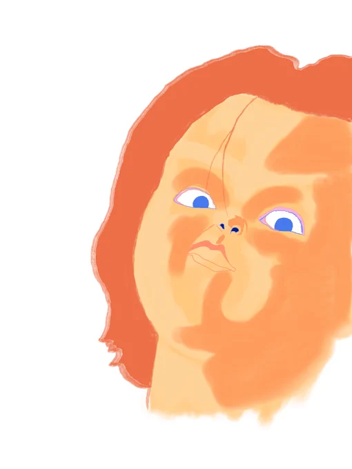 Halloweenイラスト制作過程2なのだぁ〜!!ここまで来ると、何描いてるのか分かってきますかねぇなのだ?でもでも、わかっても何なのか言っちゃダメですゾ!?(イラスト自体は描き終えてますなのだ)#Halloween #ハロウィーンイラスト #デジタルイラスト #こぶたのハムちゃん #制作過程 