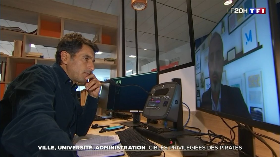 Magellan Consulting (@magellancons) on Twitter photo 🎥 Christophe Gueguen, associate partner #sécurité et #cybersecurité chez <a href="/magellanconsult/">Magellan Consulting</a> était invité au 20H de TF1, pour analyser l'augmentation des #cyberattaques contre les administrations françaises.
🎬A découvrir ici (à partir de 5m28) bit.ly/3E122e2 🎥 Christophe Gueguen, associate partner #sécurité et #cybersecurité chez <a href="/magellanconsult/">Magellan Consulting</a> était invité au 20H de TF1, pour analyser l'augmentation des #cyberattaques contre les administrations françaises.
🎬A découvrir ici (à partir de 5m28) bit.ly/3E122e2