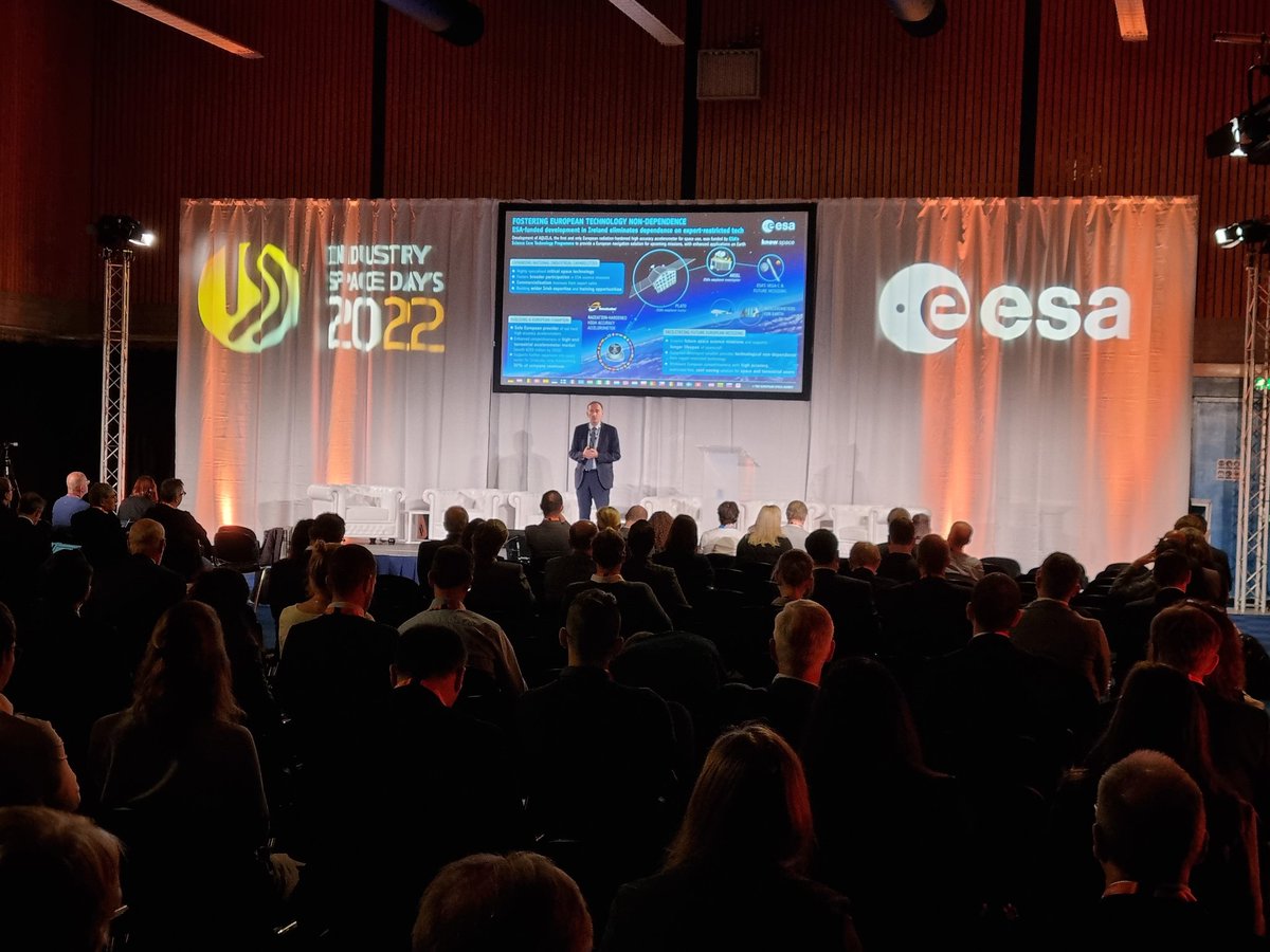 AntonissenMark's tweet photo. Joining 2 interesting days of meeting the Space Industry on the ESA Industry Space Days at ESTEC
#isd2022esa #vlaio #flandersspace #Space #ncpflanders #ESTEC https://t.co/3bc06qcNrU
