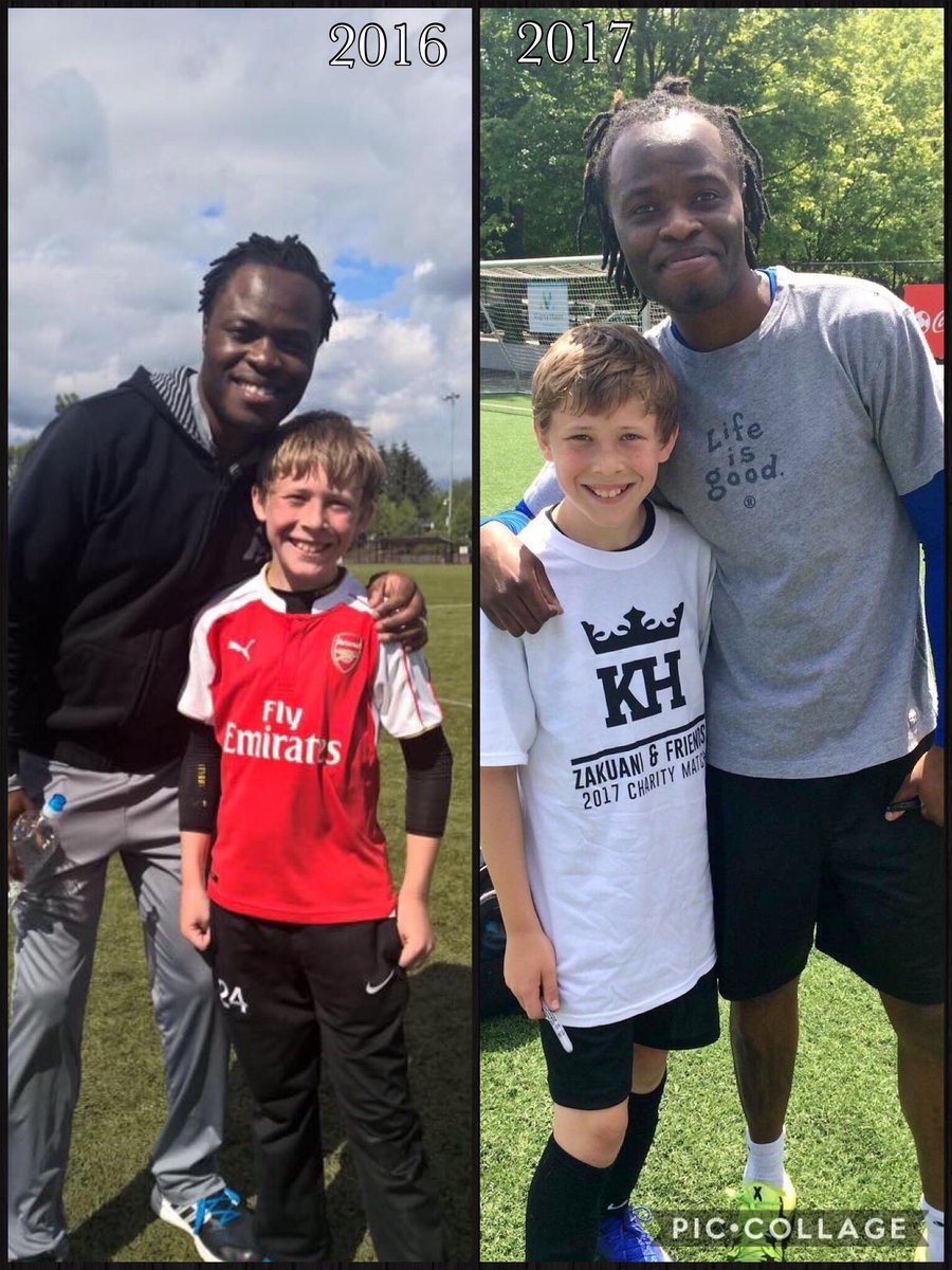 TSumsSoccer's tweet photo. @Zakuani11 Thanks for the picture tonight, and over the years. https://t.co/mArdoOslig