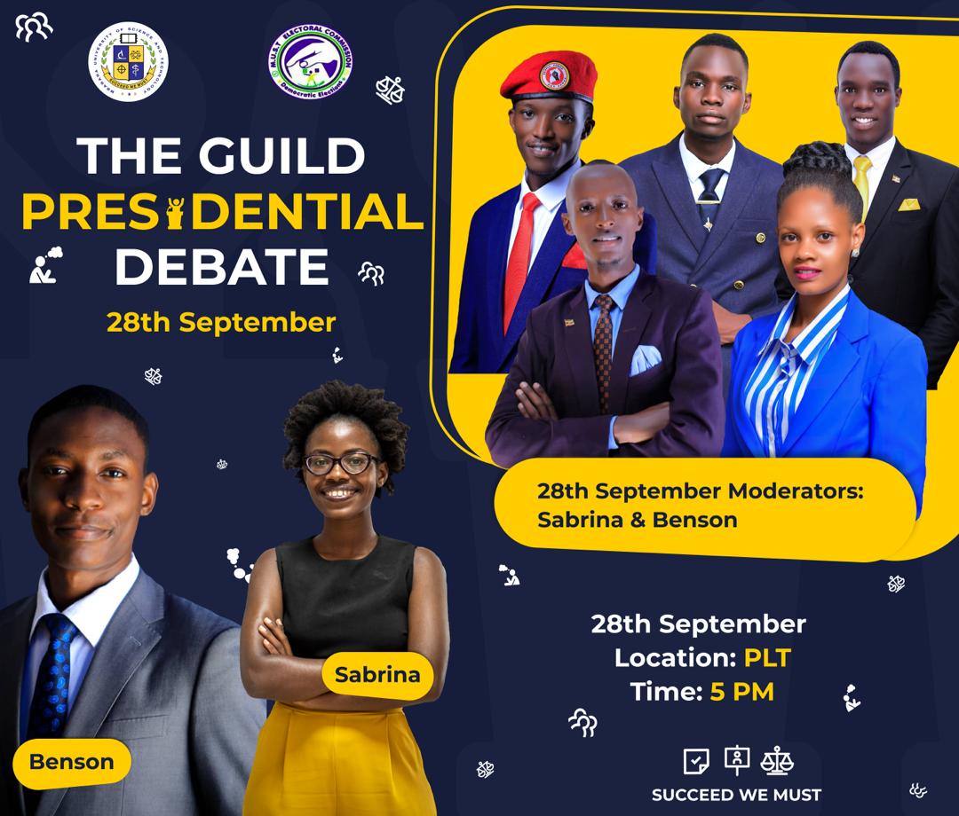 BensonMayanja12's tweet photo. Today commences a 2-day MUST Guild Presidential Debate Series. I'm honored, once again, to be a part of the Moderating Panel as we groom intellectual discourse in mainstream leadership. 

I look forward to amazing sessions alongside @AndrewKamugisha @sabrina @MustGuild MUSTDebate https://t.co/6VMtKZn69E
