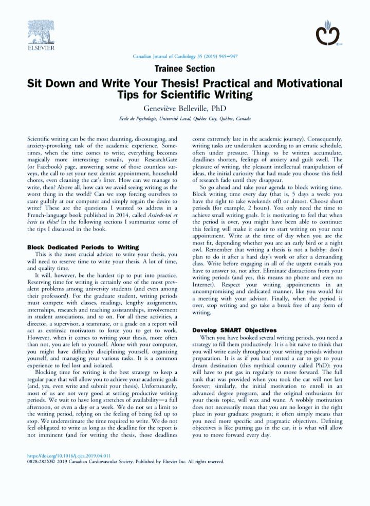 TDissertations's tweet photo. 📍A paper titled "Sit down write your thesis"

#Thesis 
#research 
#PhD https://t.co/3foXNKRN7A