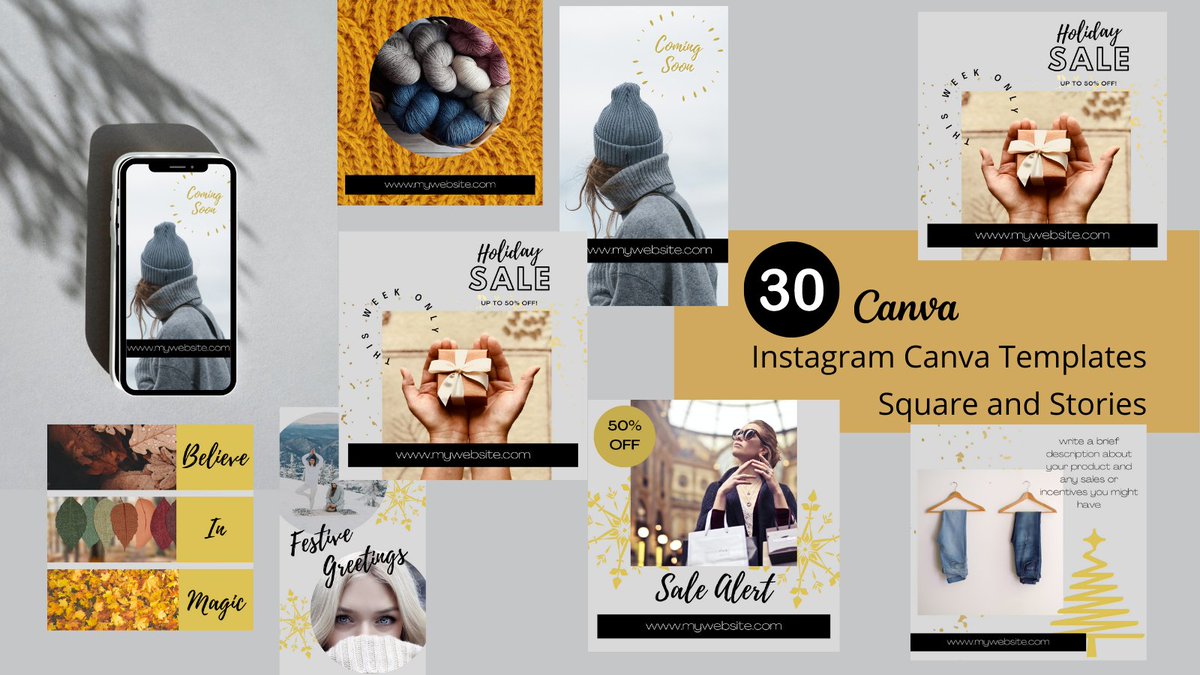 Get your Christmas content sorted. Simply drop your photos in these templates and post to social media. Suitable for instgram, Facebook and Pinterest.

etsy.com/uk/listing/124…

#ElevensesHour #Marketing