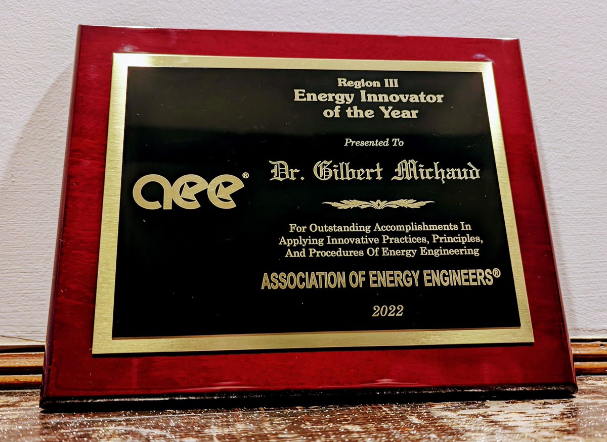 Gilbert Michaud (@michaud_gilbert) on Twitter photo Last week, at the AEE World Energy Conference & Expo in Atlanta, I was awarded the Midwestern (Region III) “Energy Innovator of the Year” for my applied research on utility-scale #solar policy and economic development. Thanks, @AEE! #EnergyTwitter <a href="/LoyolaSES/">Loyola School of Environmental Sustainability</a> Last week, at the AEE World Energy Conference & Expo in Atlanta, I was awarded the Midwestern (Region III) “Energy Innovator of the Year” for my applied research on utility-scale #solar policy and economic development. Thanks, @AEE! #EnergyTwitter <a href="/LoyolaSES/">Loyola School of Environmental Sustainability</a>