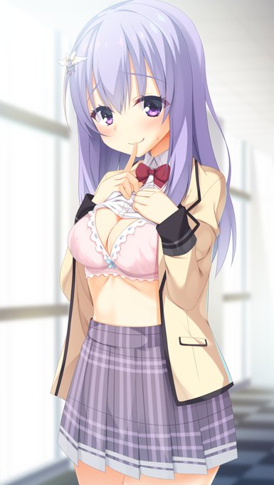 学校の廊下で暁くんにオカズ提供してくれる琴里パイ描きました♡ 