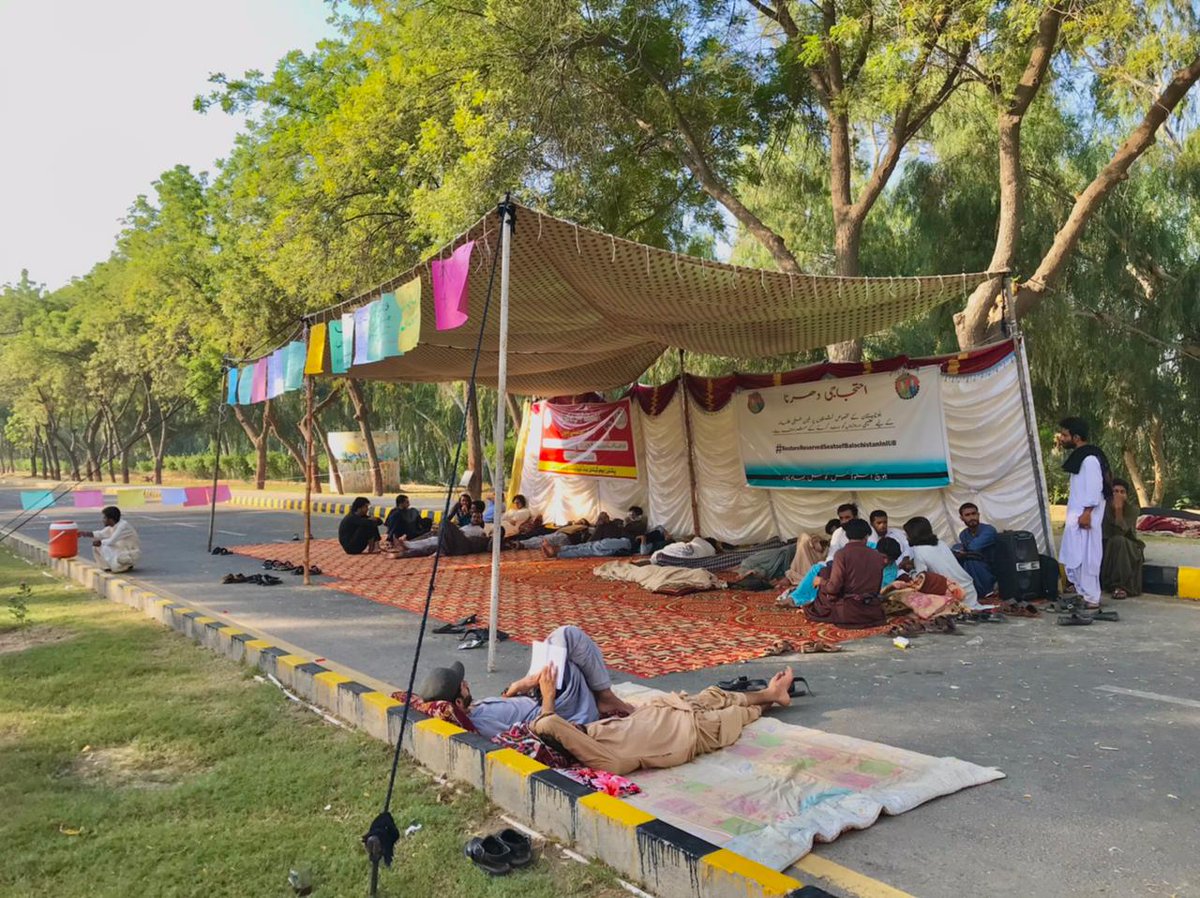 3rd day of sit-in camp by BSC,BWP.
#RestoreReserveSeatsOfBalochistanInIUB