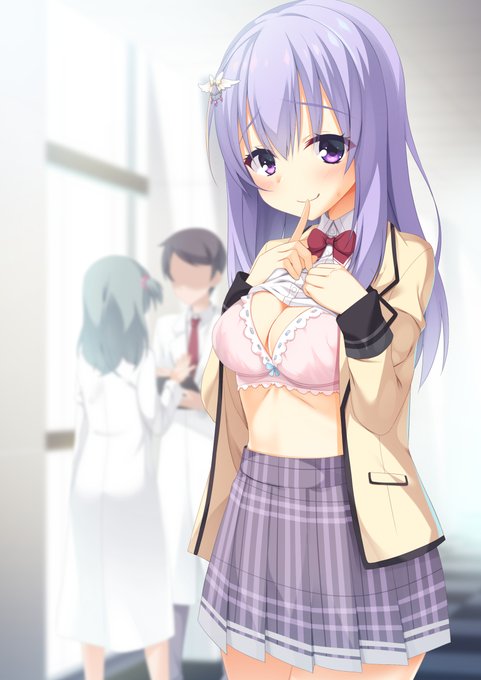 茉優パイに隠れて暁くんにオカズ提供してくれる琴里パイのイラスト描きました♡ 