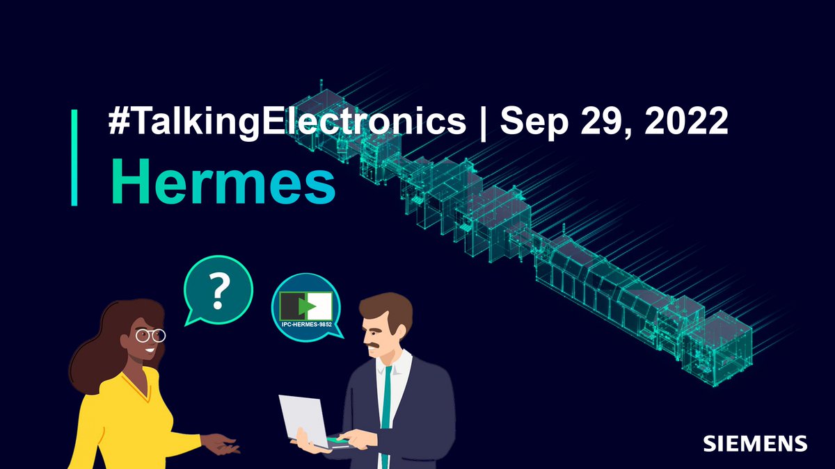 Only 24 hours until our webinar about #HERMES communication in #electronics industry starts.
The Hermes standard enables efficient communication and data exchange between individual production machines. Register here: sie.ag/3c9pERX
<a href="/siemensindustry/">Siemens Industry</a>