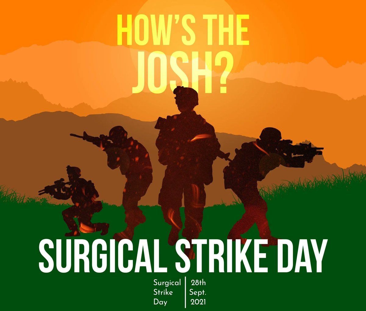 mss172526's tweet photo. We should celebrate on Sep 28-29 to appreciate our Army. The fearless and strong surgical strike carried out by our Army's special task force should be celebrated every year.#Surgicalstrike
#Uri
#Killterrorism
#terrorism 
#AgainstTerror https://t.co/pQNnR05a8l