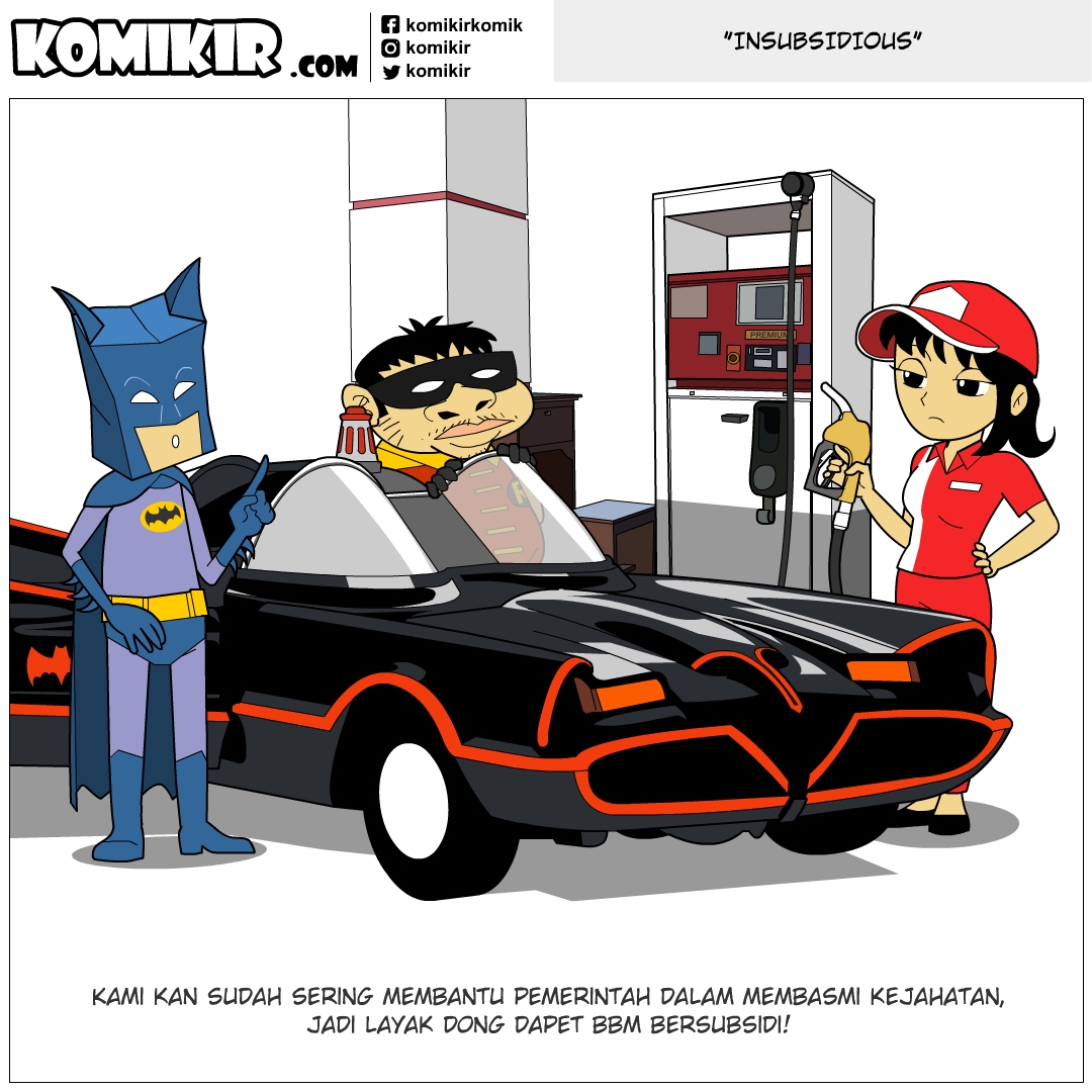 komikir's tweet photo. Komik hari ini: "Insubsidious".

#bbm #subsidi #pertalite #pertamax https://t.co/G1xlU6Ftez