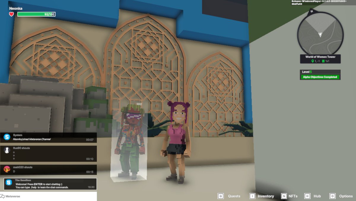 noomansky98's tweet photo. @TheSandboxGame @worldofwomennft I just participated in the #SandboxAlphaS3Giveaway for a chance to win 500 SAND! Found the hidden room in World of Women Tower, check out my screenshot below!
👇 https://t.co/C4lW39rdmc