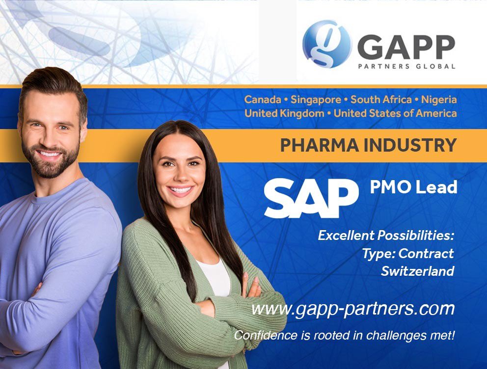 DeWald98660604's tweet photo. #SAP   SWITZERLAND
We have an exciting position for an English speaking SAP PMO Lead, to assist our client in Switzerland. 
Reach out to Riaan via our e-Recruiting platform: https://t.co/IJnadoVtha

#hire #agile #saphana #hana #s #erp https://t.co/FqCmG53OiJ