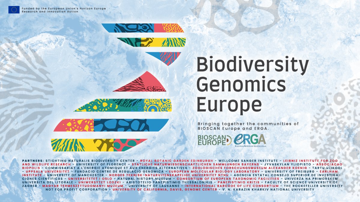 very proud to be involved in this important project connecting biodiversity genomics communities across Europe -- let the sequencing begin! @BIOSCAN_UK @iBOLConsortium @EBPgenome @erga_biodiv @darwintreelife  @SangerToL @sangerinstitute https://t.co/q1SnaMaf3b
