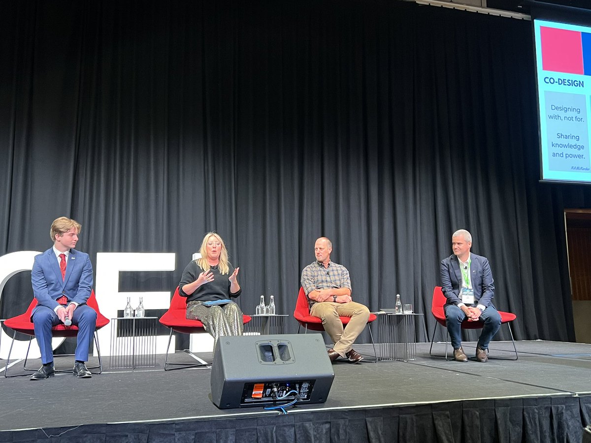 Final session- “Students as Partners” it has been a great first day to the three day conference #ACEL #NC22