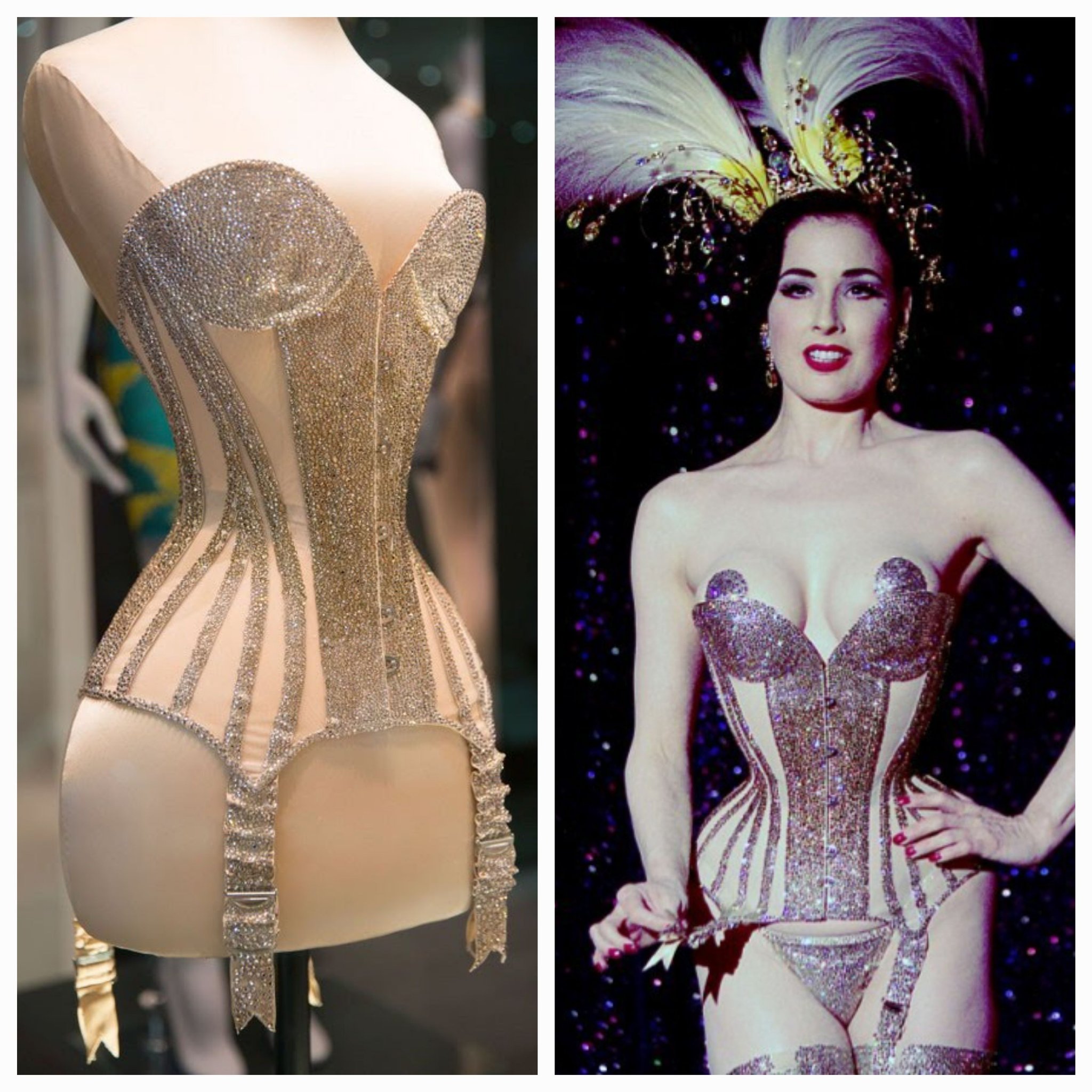 Victoria Haddock on X: Happy birthday to the 'Queen of Burlesque'  @DitaVonTeese, who was born #OnThisDay. This gorgeous swarovski crystal  corset was made for Von Teese by renowned corsetmaker Mr Pearl in