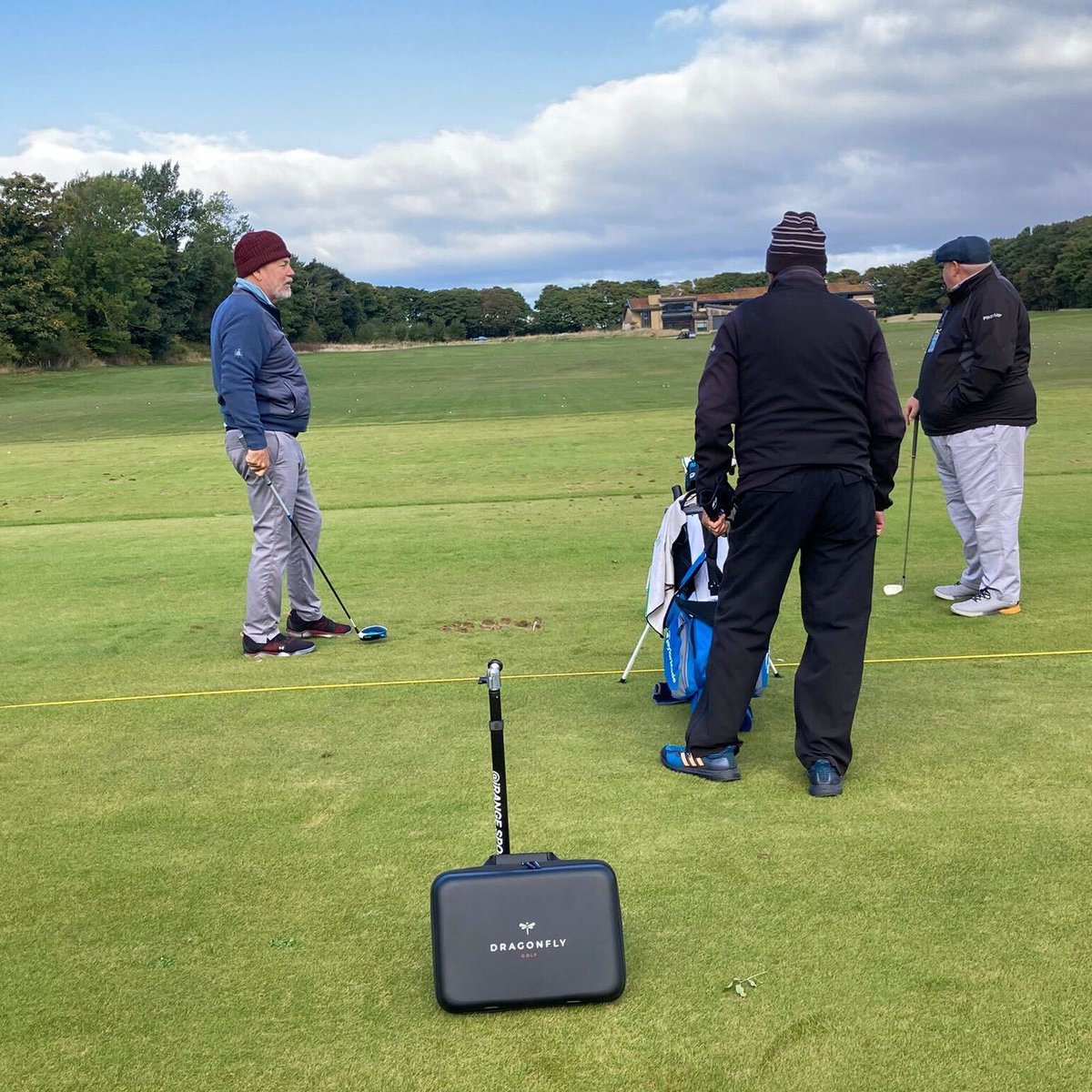 One of our new Dragonfly Golf clients who is competing at the Alfred Dunhill Links Championships being onboarding on the range under the expert eye of our Master Coach <a href="/DerwynneHonan/">DerwynneHonan/Golf</a>. 

#onboarding #dragonflygolf #AlfredDunhill #trainsmarter #learnfaster