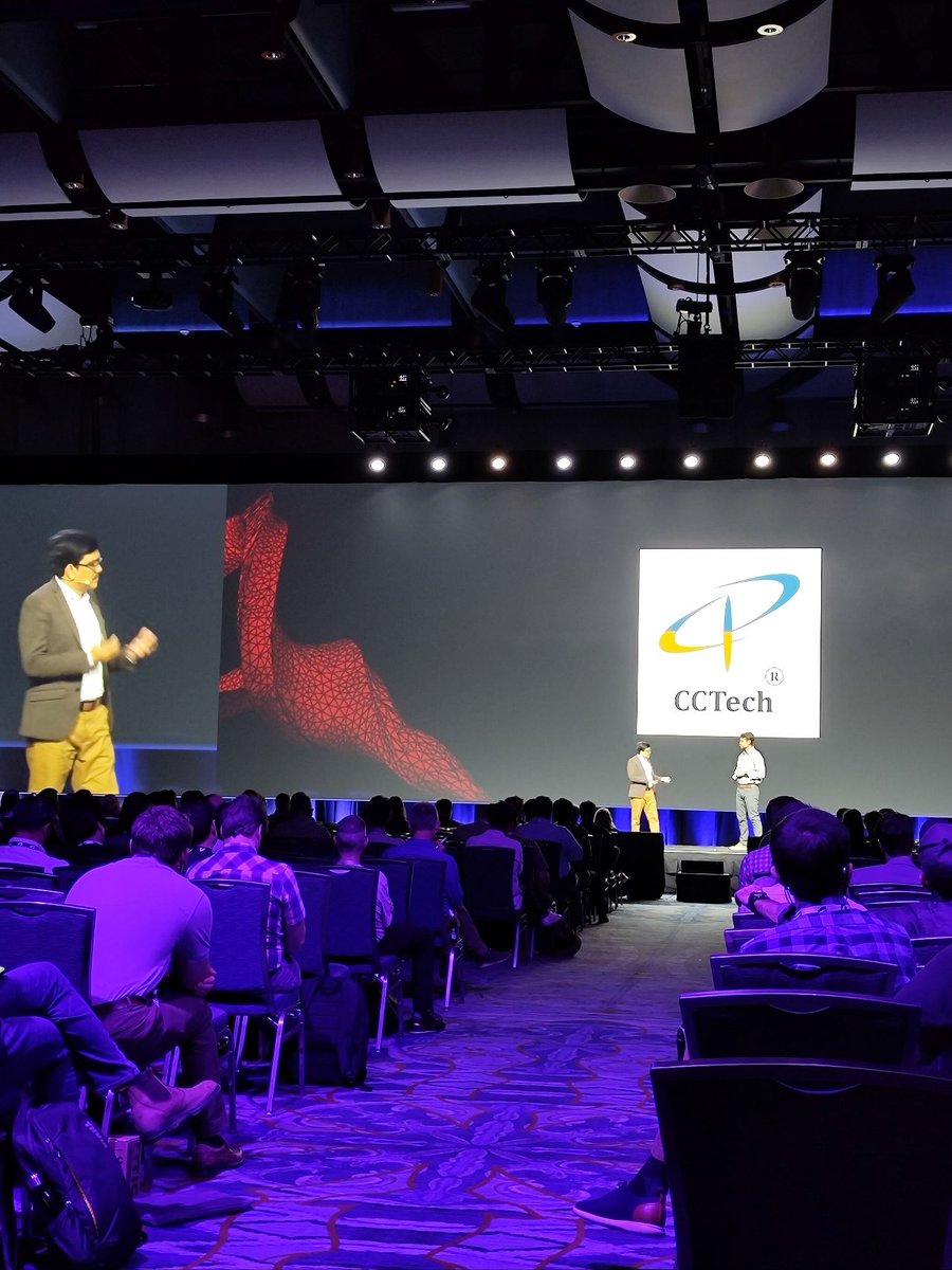CCTech_India's tweet photo. What a memorable day at #AU2022 . Showcasing of Rhino connector by @andrew_anagnost in the keynote to @sandipnjadhav taking the stage in the Forge Developer Session, and Jim Quanci announcing "Forge Fighters" from CCTech as the Forge Hackathon winners.
#AutodeskUniversity https://t.co/CeYMCoHlGU
