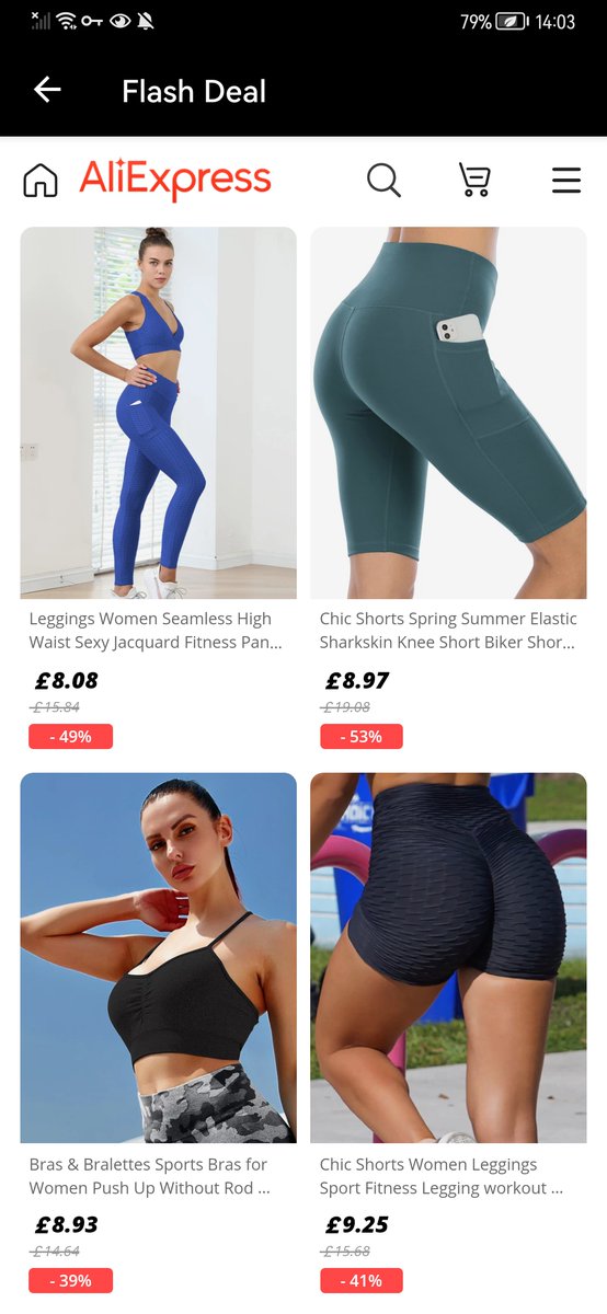 AliExpress Allylikes Yoga Sets Flash Deal!!  
50% OFF   !! 09/27-09/30
Search AYRRS3 (Searching code)to explore the clothes on Aliexpress (Mobile/APP)
promo code  AYRRS3, $3 off ovrders over $9.
or click the link for Shopping:  
allylikes.com/u/qhvdm1
#allylikes