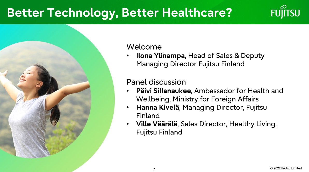 Our webinar with @womenintechfi is about to start! <a href="/hannakivela/">Hanna Kivelä</a>, <a href="/PSillanaukee/">Päivi Sillanaukee</a>, <a href="/villevaarala/">Ville Väärälä</a> and <a href="/IlonaYlinampa/">Ilona Ylinampa</a> will be discussing how technology can accelerate healthcare transformation. Stay tuned for updates and recording after the discussion! #dx #healthcare #careersintech
