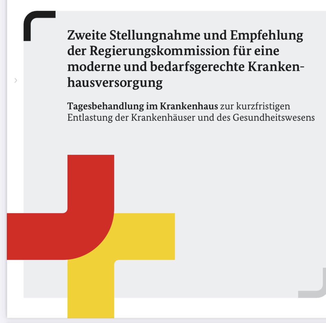 vollmoller's tweet photo. Regierungskommission des @BMG_Bund will #tagesklinische Behandlungen ausdehnen. Problem war bislang aber weniger Planaufnahme, sondern restriktive @bsg_bund-Rechtsprechung. Abgrenzung zur ambulanten Behandlung muss daher trennscharf geregelt werden! https://t.co/NG1cRegclp https://t.co/Wo9ZsHdyqp