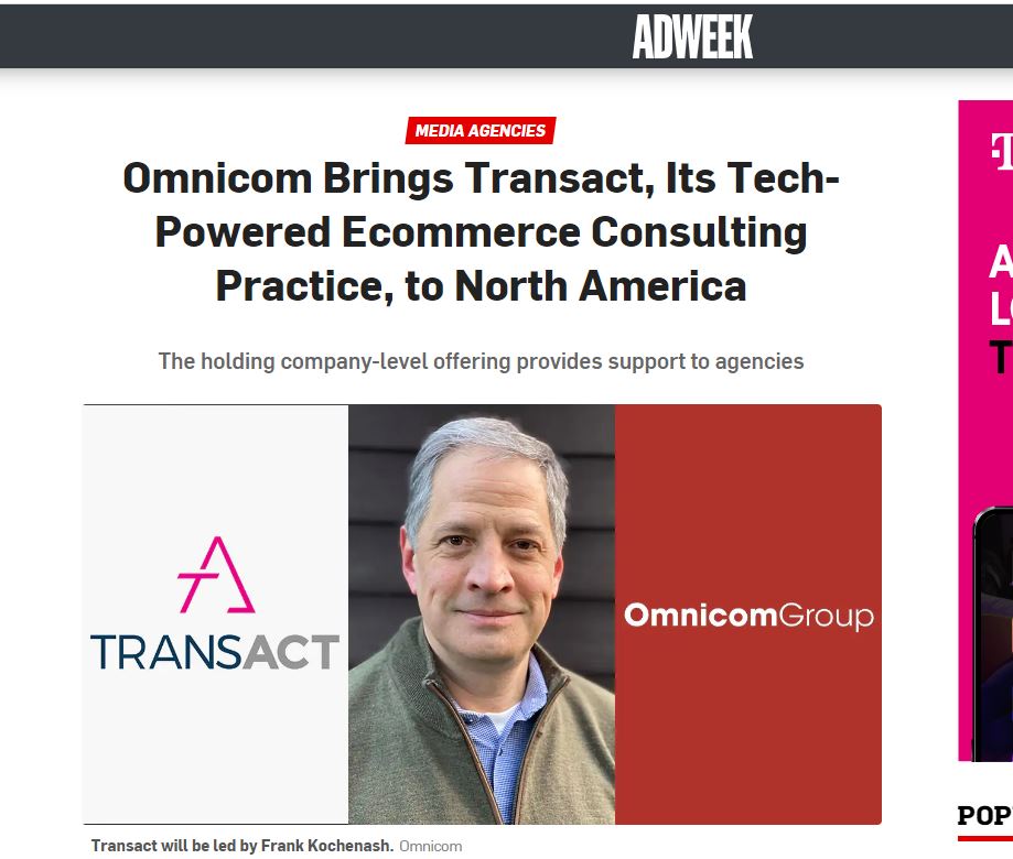 OMGMENA's tweet photo. Very excited about Transact’s development in the USA, with the expert leadership of its new CEO @FrankKochenash. Read all about the expansion in the US in @adweek https://t.co/ODV54MpNsY #eCommerce #Transact #Omnicom #forresterresearch https://t.co/gwaP3g5Z9v