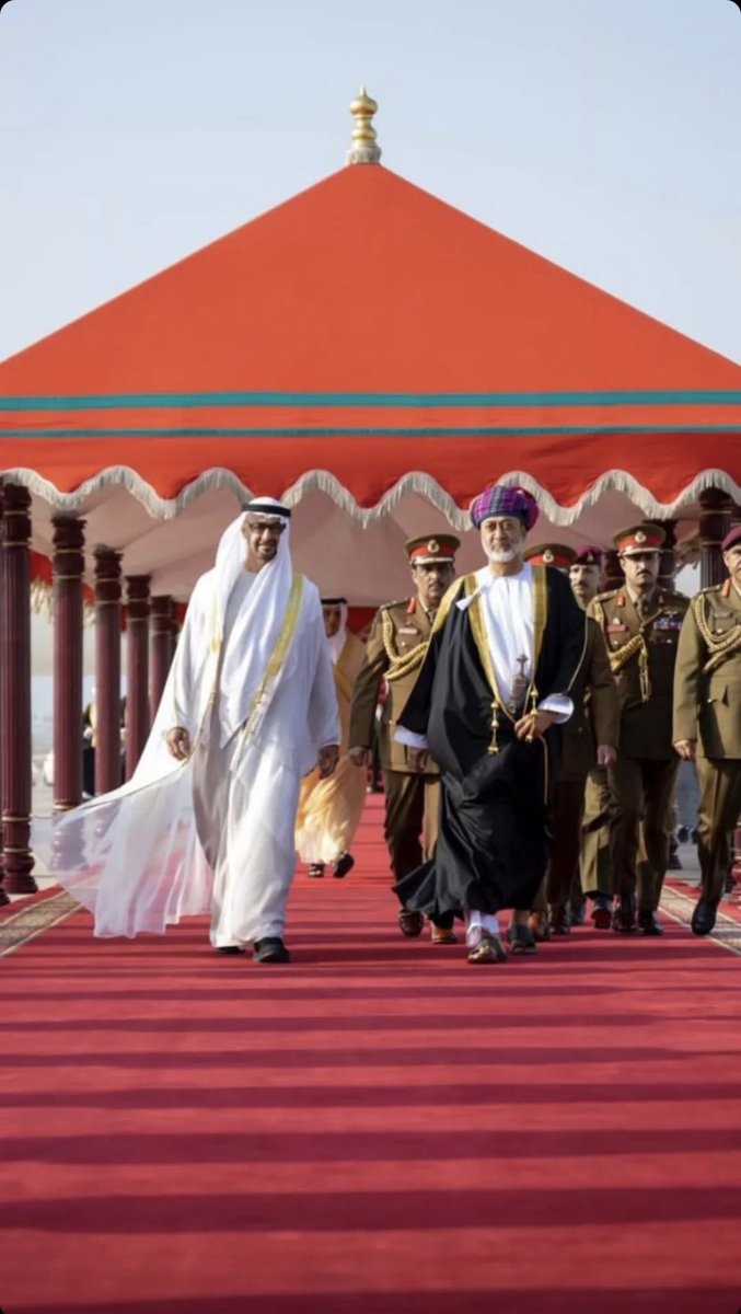 #عمان_ترحب_بمحمد_بن_زايد