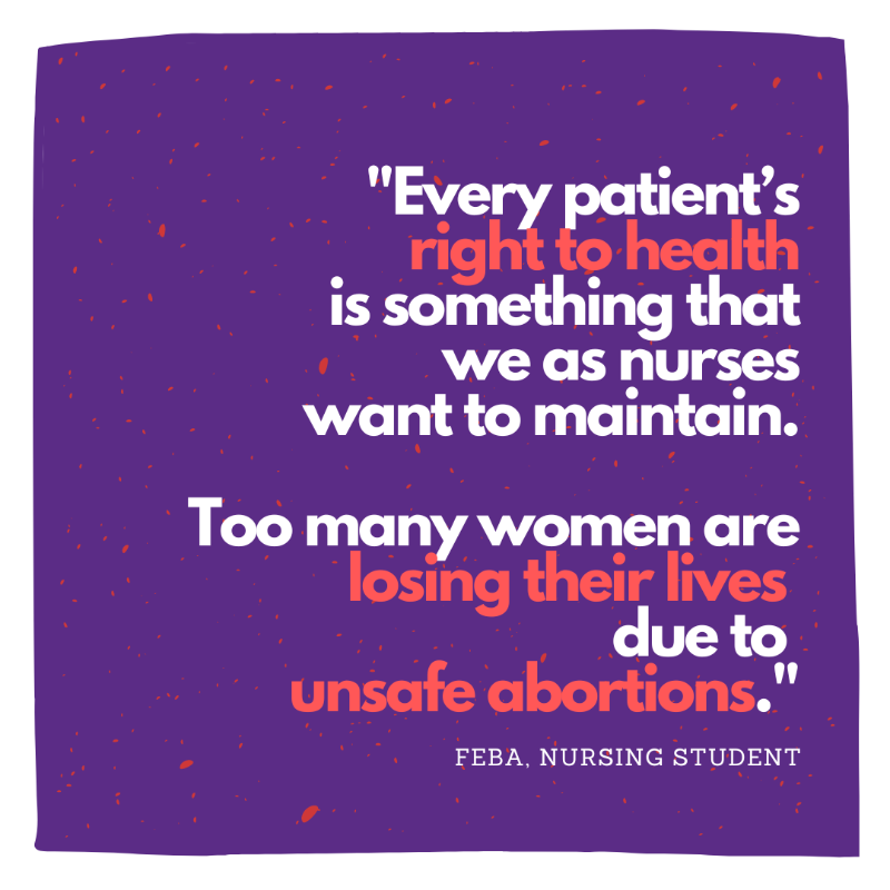 WHO's tweet photo. Today is International #SafeAbortion Day.  
  
Safe abortion care is essential to protect the health and safeguard the human rights of women and girls everywhere.