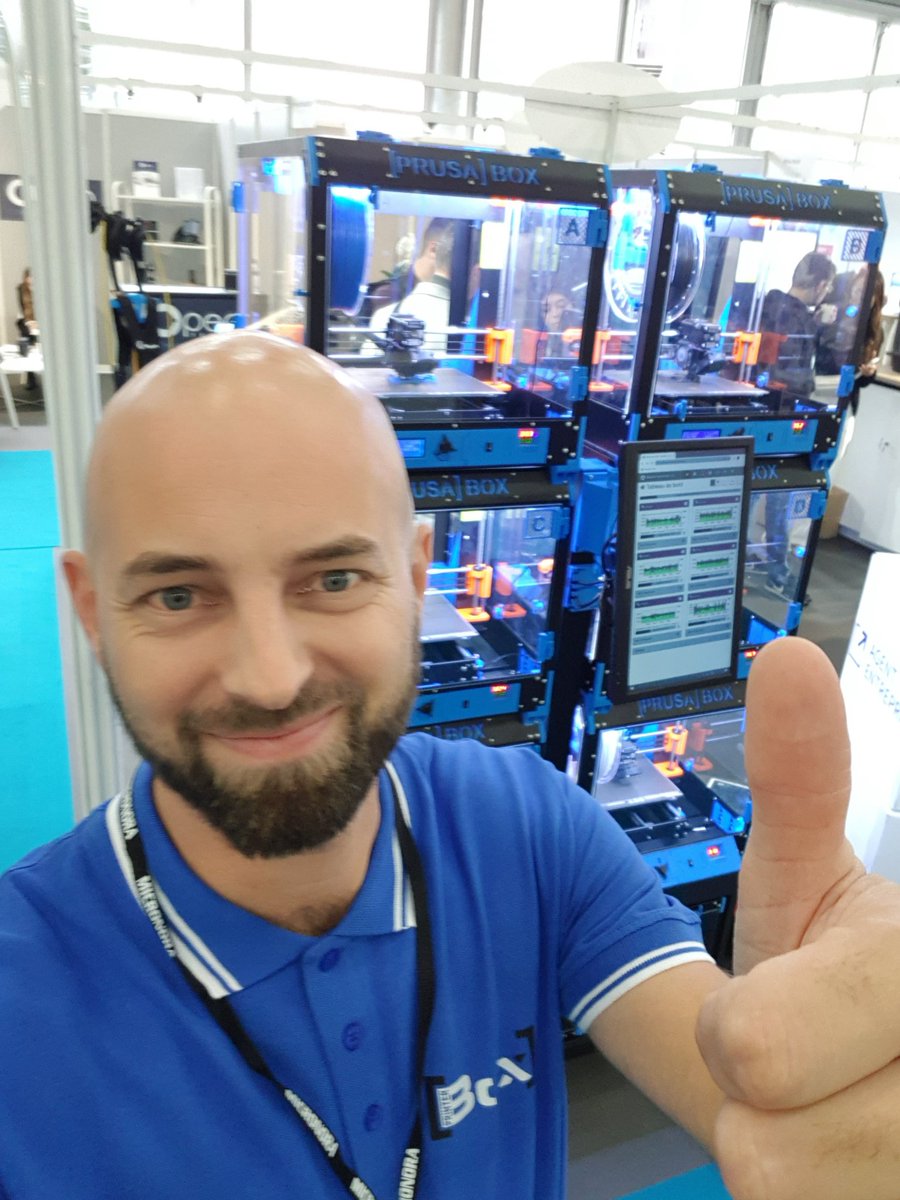 printerbox3d's tweet photo. Hi
Come on Printerbox 3d booth on Micronora exhibition, we have something to show to you :)
Printerbox team
#printerbox #3dprinting #3dprintingcommunity #3dprinted #3dp #3dprintlab #prusa #prusa3d #prusaprinters #prusai3mk3s #prusamini #prusabox #maker #makermovement https://t.co/b0l0AV068t