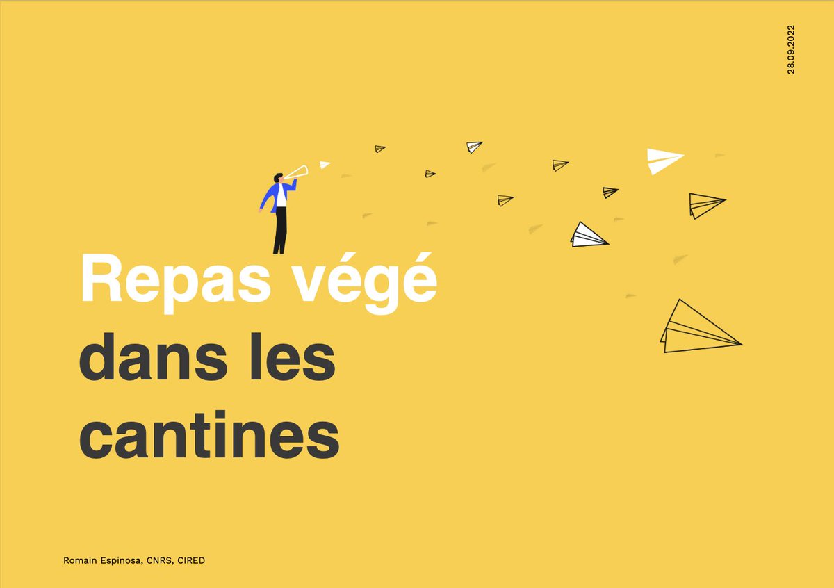 On entend parfois dire que les repas végé à la cantine mettraient en danger l'apport en protéines des enfants. C'est faux.

👉Selon l’ANSES, un enfant qui prend un repas végétarien à la cantine couvre *270%* de ses besoins protéiques, soit 3x plus que nécessaire.

Détails ⬇️🧵
