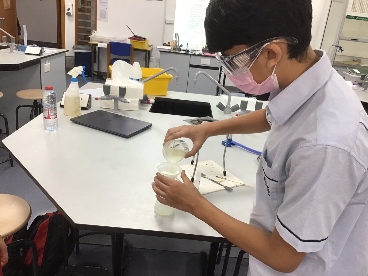 DBSJP_Science's tweet photo. This week in Science ECA @DubaiBritishJP our young scientists made cheese! 🧀 #BeginsatDBSJP #proudlytaaleem #practicalscience #foodscience #ECA #lovelearning https://t.co/Ix3wy02PJA