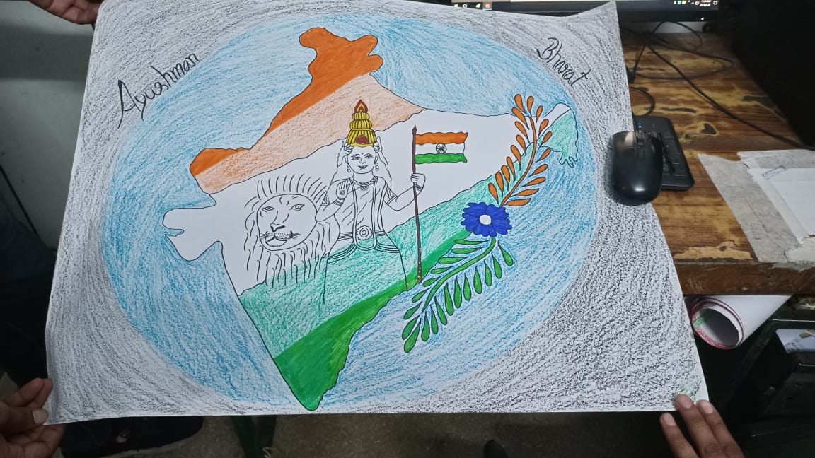 abhhpa's tweet photo. #Ayushman Bharat, awareness session under Ayushman Bharat Pakhwara drawing Competition @ Govt Sr Sec School Narwana District @ JIND.

@cmohry @anilvijminister
@PrabhjotIAS @rssharma3
@AyushmanNHA @DiprHaryana https://t.co/KJjHJ3Xkqx