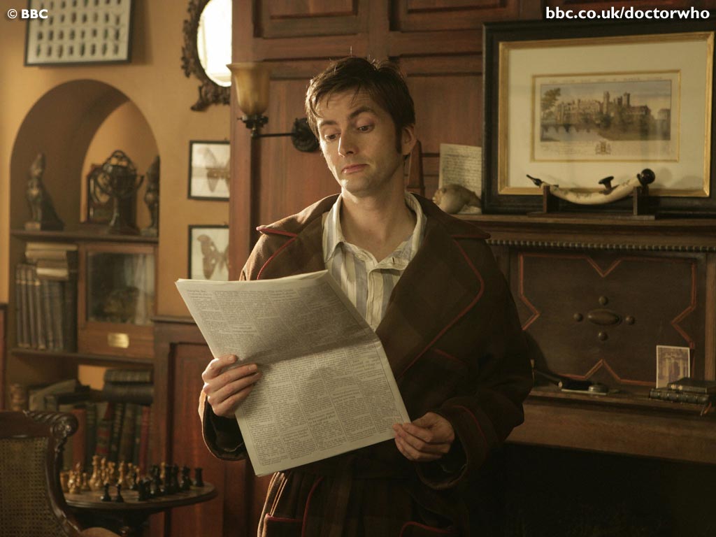 David_Tennant's tweet photo. #DavidTennant Daily Photo!

An easy 'Can you name the #DoctorWho episode?'

The answer will be tweeted tomorrow (Saturday 29th) at 3.45pm &amp; we'll 'like' all correct answers tweeted before that. https://t.co/NiuIx5SCYs