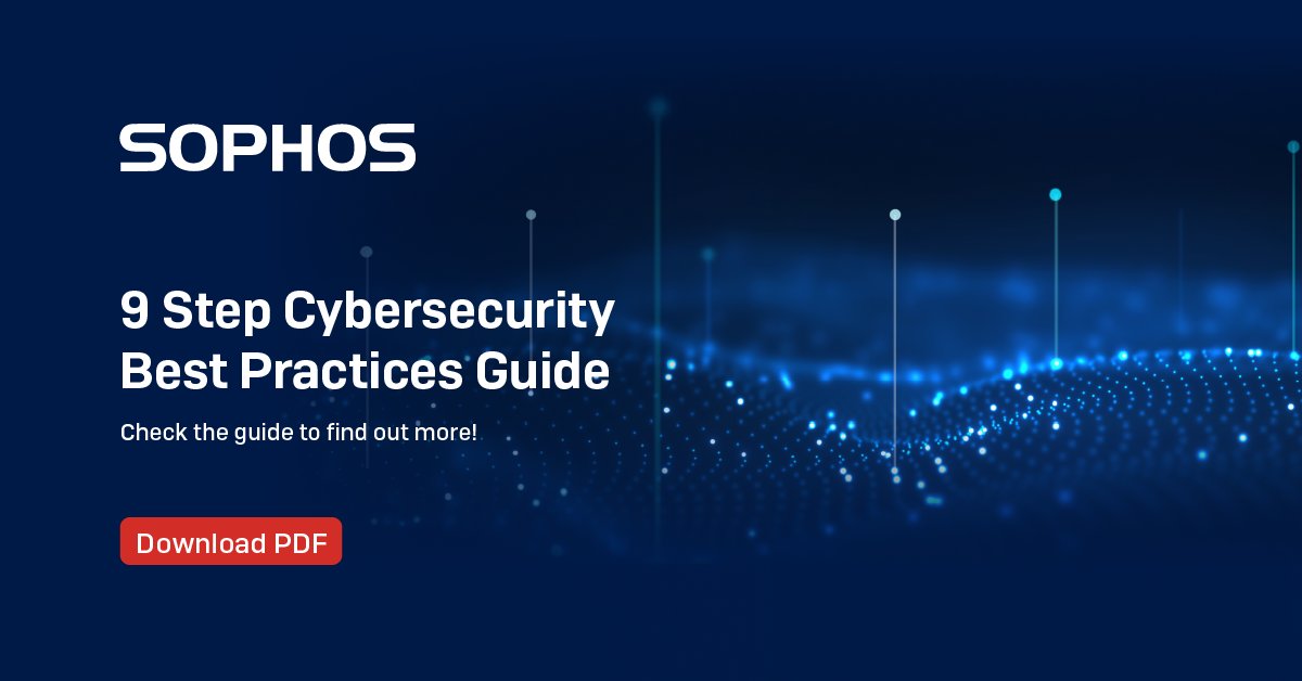 Increase your IT security knowledge with 9 simple steps to follow for effective cybersecurity. 

Find out here.
comms.bluechipit.com.au/ch/41783/82n77…

#Sophos #cybersecurity #cybersecurityawareness #BluechipIT