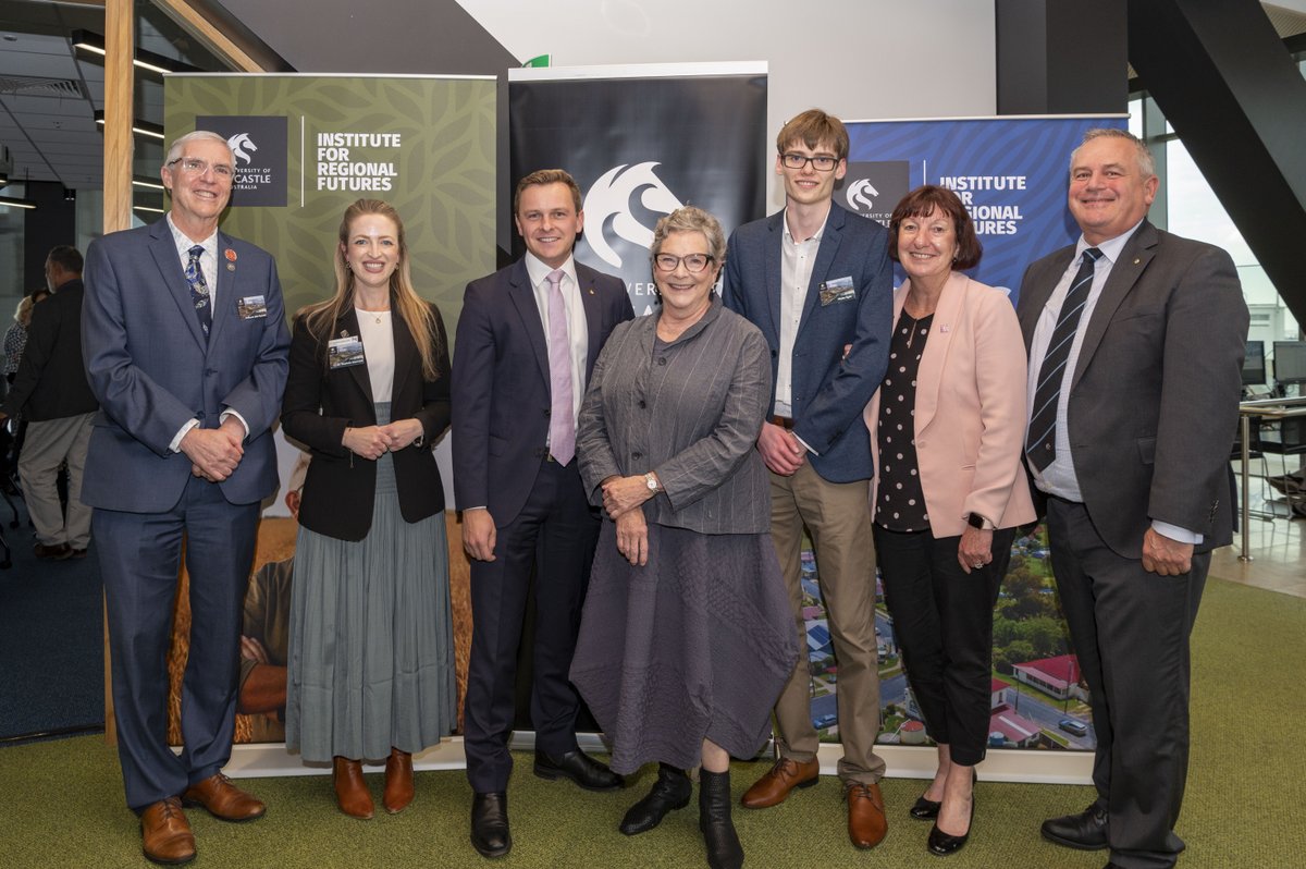 Uni_Newcastle's tweet photo. Yesterday we officially launched our new Institute for Regional Futures, based in the Hunter at our NUspace campus! 🎉

The Institute recognises the significant contribution of regional Australia and is invested in helping our regions to realise their vast potential. https://t.co/0g2NR40k7v