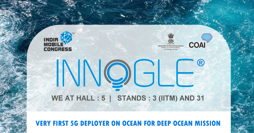 innogle's tweet photo. We are welcomming for live demo of #kadalcompass, #underwatermining #SARROF, #Saagarone, #lifesafetywatch at #IMC2022 in Hall 5 and Stands 3 (IITM) and 31 @ voice consortium. https://t.co/6VHm6DNZVm